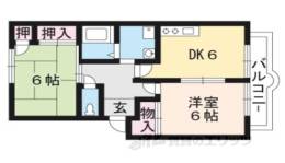 パティオモア西賀茂間取り図面