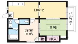 ヒカハイム宝ヶ池Ｂ間取り図面