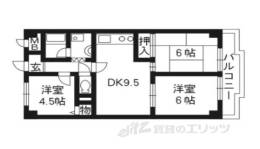 千代田マンション長岡京間取り図面