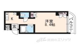 ブランネージュ四条大宮間取り図面