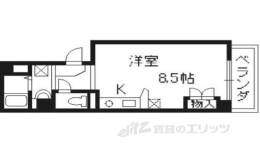 クレーデル四条間取り図面