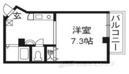 クレーデル四条間取り図面