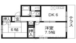 ハイカムール嵐山Ａ間取り図面