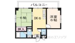 タウンコーポくつかけ間取り図面