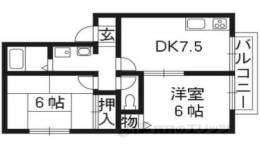 ハイカムール今原間取り図面