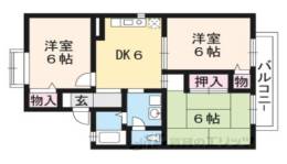 セジュール９３間取り図面