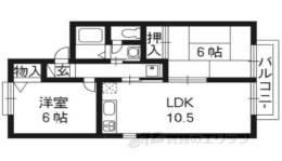 セジュマリール桂Ａ棟間取り図面