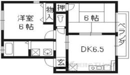 プランドール葉室Ａ間取り図面