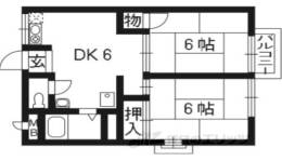 清水セカンドハイツ間取り図面