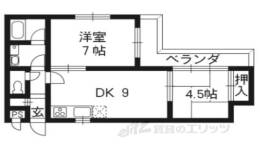 上京区マンション間取り図面