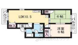 セジュール北ノ口Ａ棟間取り図面