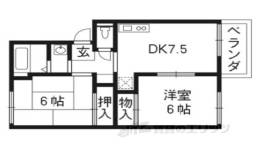 セジュール山代五条間取り図面