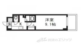プラネシア星の子京都駅前間取り図面
