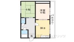 ベルヴィル伊勢田間取り図面