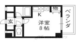 大晋メゾネ御所西間取り図面