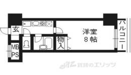 大晋メゾネ御所西間取り図面