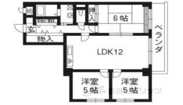 プルーリオン上桂間取り図面