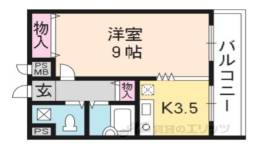 エリーフラッツ西ノ京間取り図面