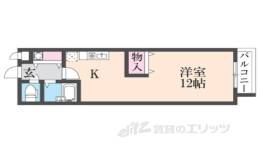 エリーフラッツ西ノ京間取り図面