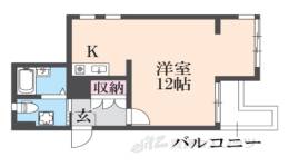 エリーフラッツ西ノ京間取り図面