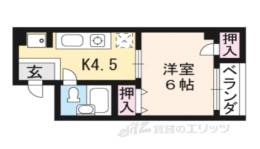 ドゥエル嵯峨の荘間取り図面