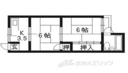 御陵ハイツ間取り図面