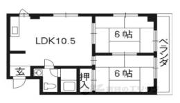 高畝ハイツ間取り図面