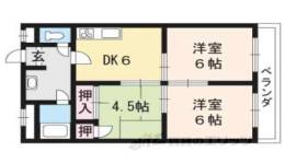 シャトーウメダ間取り図面