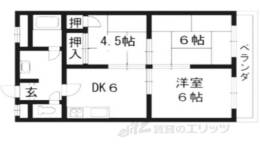 シャトーウメダ間取り図面