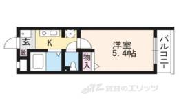ラ・メゾン・ド・フルール御蔭間取り図面