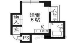 左京区マンション間取り図面