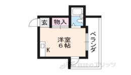 左京区マンション間取り図面