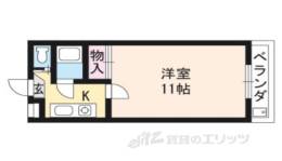 サンチェリー高田１間取り図面