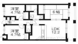 パインフィールド洛南間取り図面