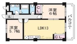 グリーンハイツ田中間取り図面