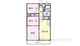 サウスヴィラ田辺間取り図面