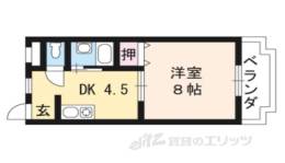 リヴィエール１間取り図面