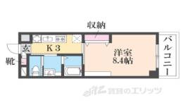 第８パールハイツ安井間取り図面