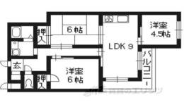 Ｌａ　Ｆｅｓｔａ京都桂間取り図面