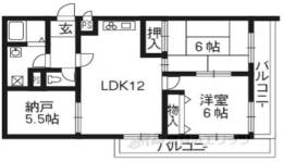  カレント桂間取り図面