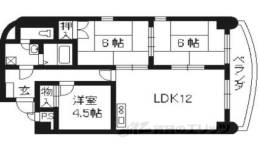 ルサフィール五条間取り図面