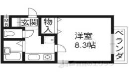 西陣の中間取り図面