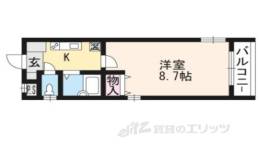西陣の中間取り図面