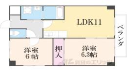 第２メゾンミソノ間取り図面