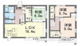 ライトハウス・ウエスト間取り図面