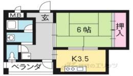 中央ハイツナカハラ間取り図面