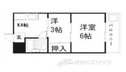 サンハイツ嵯峨野間取り図面
