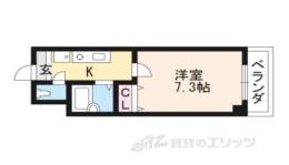 エリーフラッツ西洞院間取り図面
