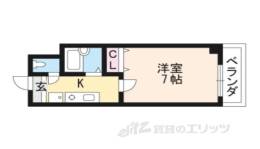 エリーフラッツ西洞院間取り図面