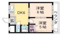 シャトー竹村1間取り図面